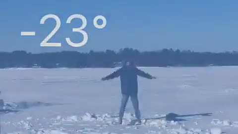 Swimming under ice