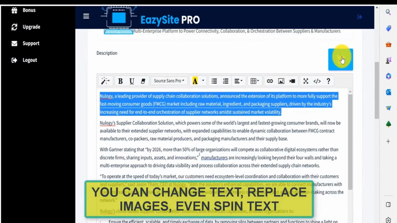 Create Stunning Websites Easily with EazySitePro - Limited Time Offer