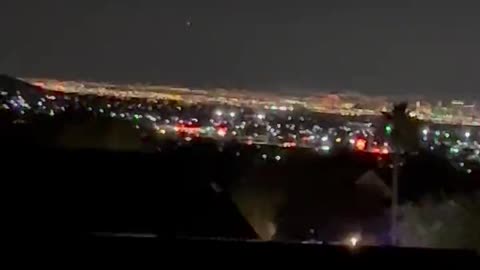 New UFO sighted over Las Vegas, unfortunately no sightings of extraterrestrial beings were reported.