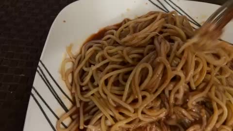 MEAL OF THE DAY HOME MADE SPAGHETTI
