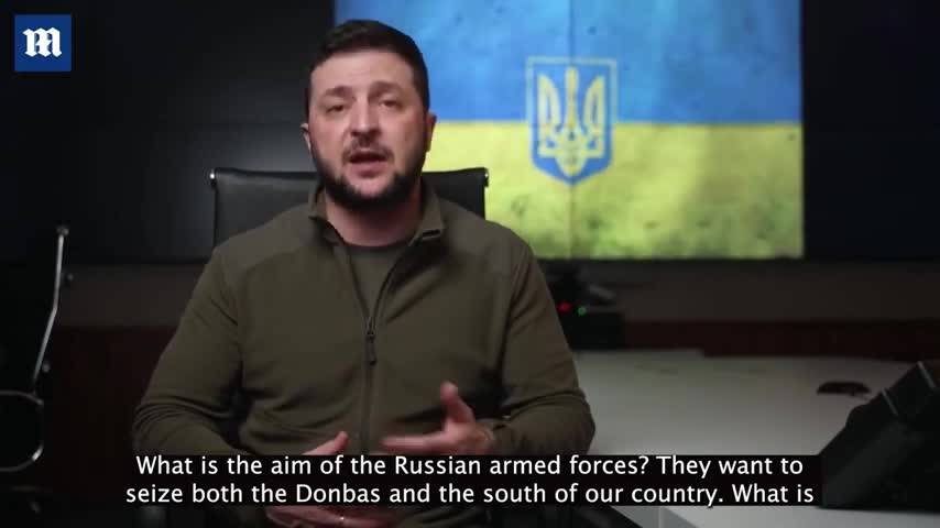 Zelensky speech_ Ukrainian army 'pounding the enemy'
