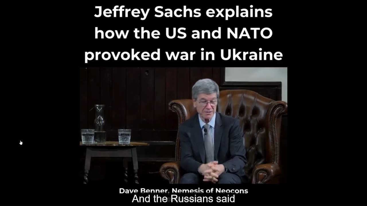 Jeffrey Sachs explains how NATO & The US Provoked War in Uke a rain
