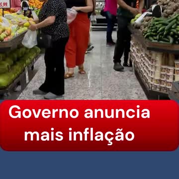 INFLAÇÃO em 2023 mais alta #noticias #economia #shorts #inflação #crise #lula
