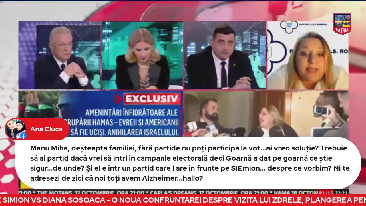 GEORGE SIMION VS. DIANA ȘOȘOACĂ - O NOUĂ CONFRUNTARE! IMEDIAT DUPĂ VIZITA LUI ZDRELE!