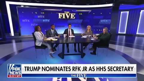 'The Five' reacts to Trump choosing RFK, Jr to be HHS secretary