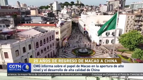 Los equipos de radiodifusión de CMG entran en Macao por el puente Hong Kong-Zhuhai-Macao