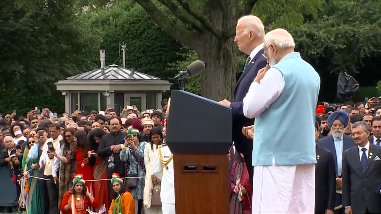 Ceremonial welcome for PM Modi at the White House