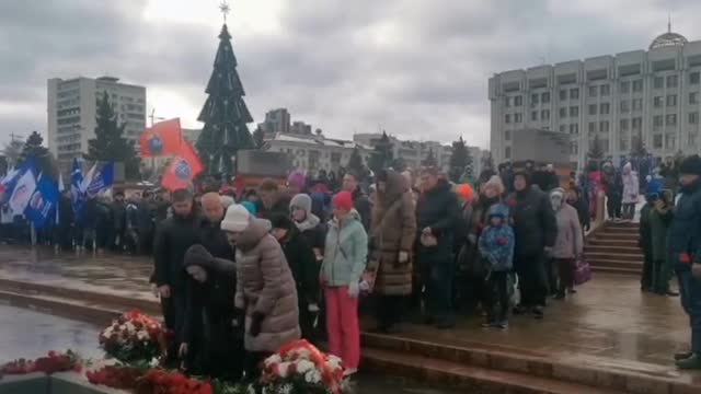 Samara region, mourning rallies were held in memory of the servicemen who died