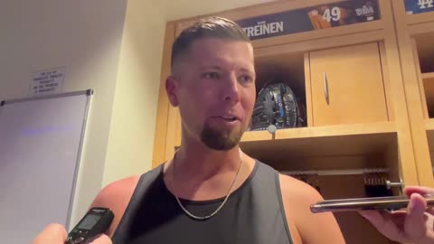 Blake Treinen on his teammates telling him he would get the win