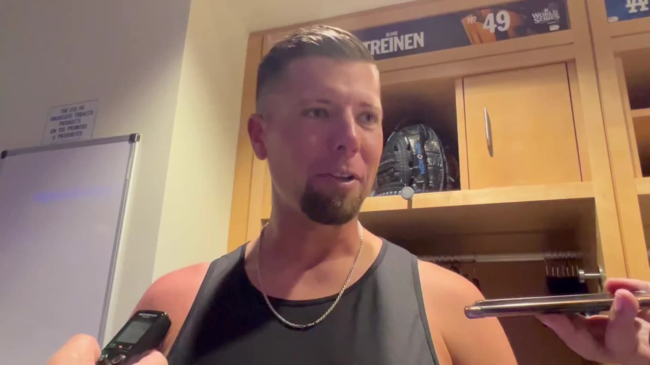 Blake Treinen on his teammates telling him he would get the win