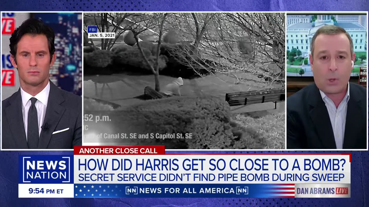 Kamala Harris was 20 feet away from pipe bomb Jan. 6: DHS report | Dan Abrams Live | NE