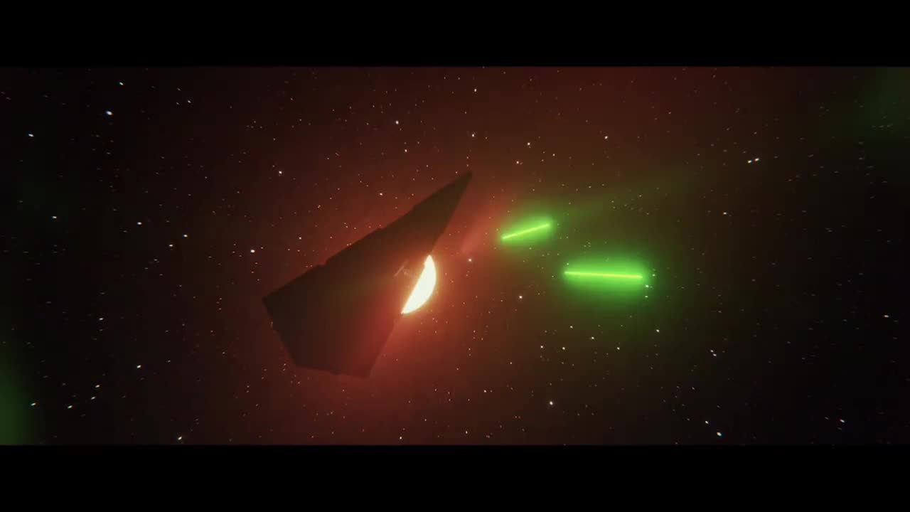 Star Wars - The Consular-Class Cruiser Escaping The Empire