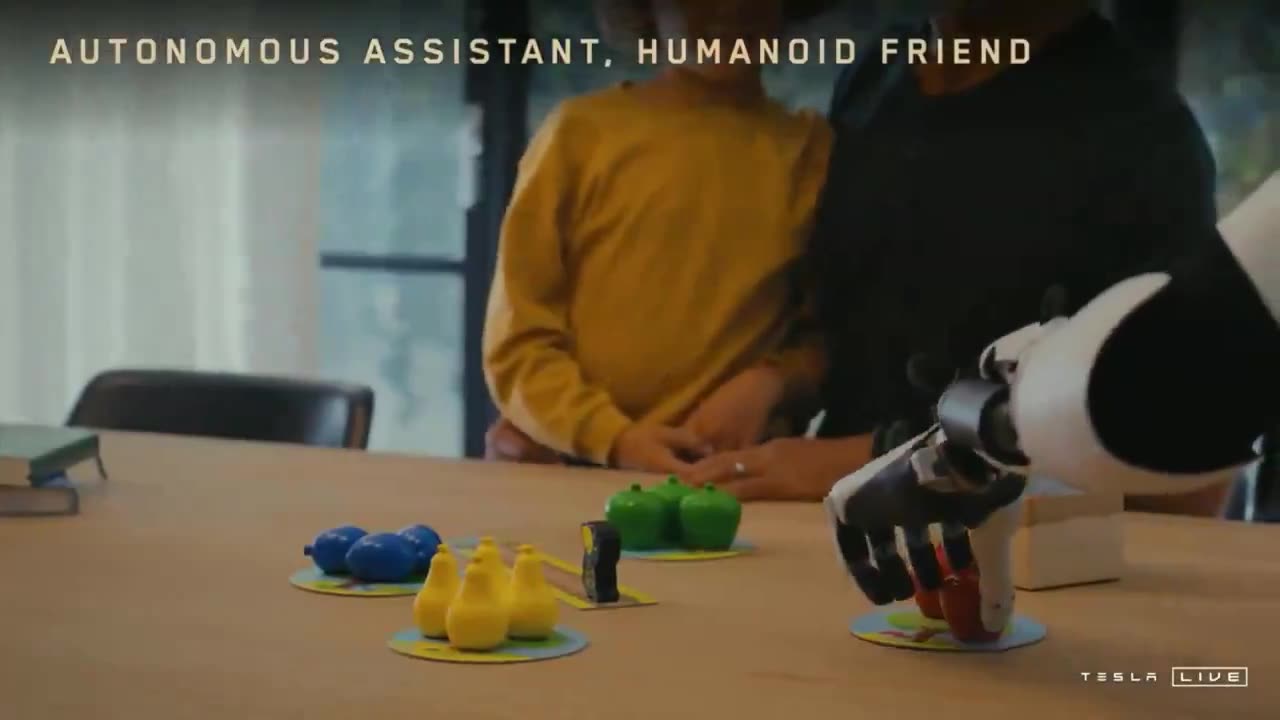 Optimus Robots or Autonomous Assistant Humanoid Friend unveiled by Elon Musk.n