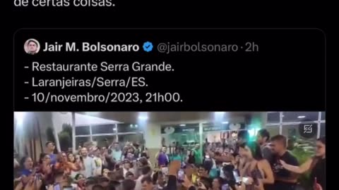 Pensa na inveja que o Lula está sentindo. Somente em locais controlados que o petista não é xingado