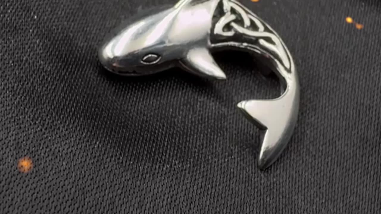 Celtic Shark Sterling Silver Pendant – Fierce Elegance