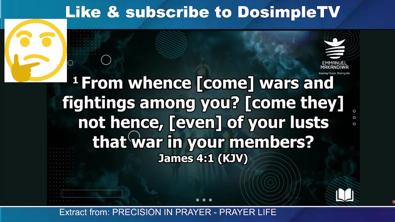 Wow!! ❤❤❤- You ask amiss. Gain the needed precision in prayer - Prophet Emmanuel Makandiwa