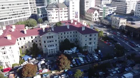 A Birds Eye View of Camp Freedom Wellington, New Zealand.