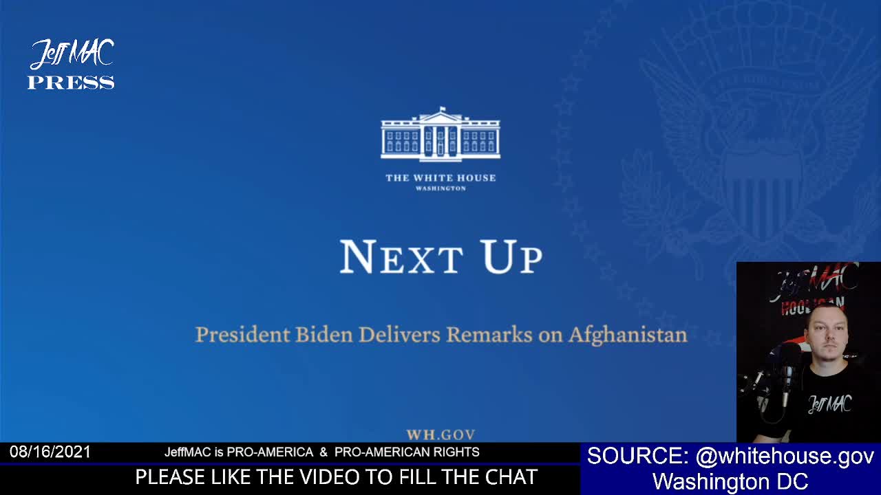 LIVE: Old Man Walter Biden Speaks on Crisis in Afghanistan | Washington DC | USA |