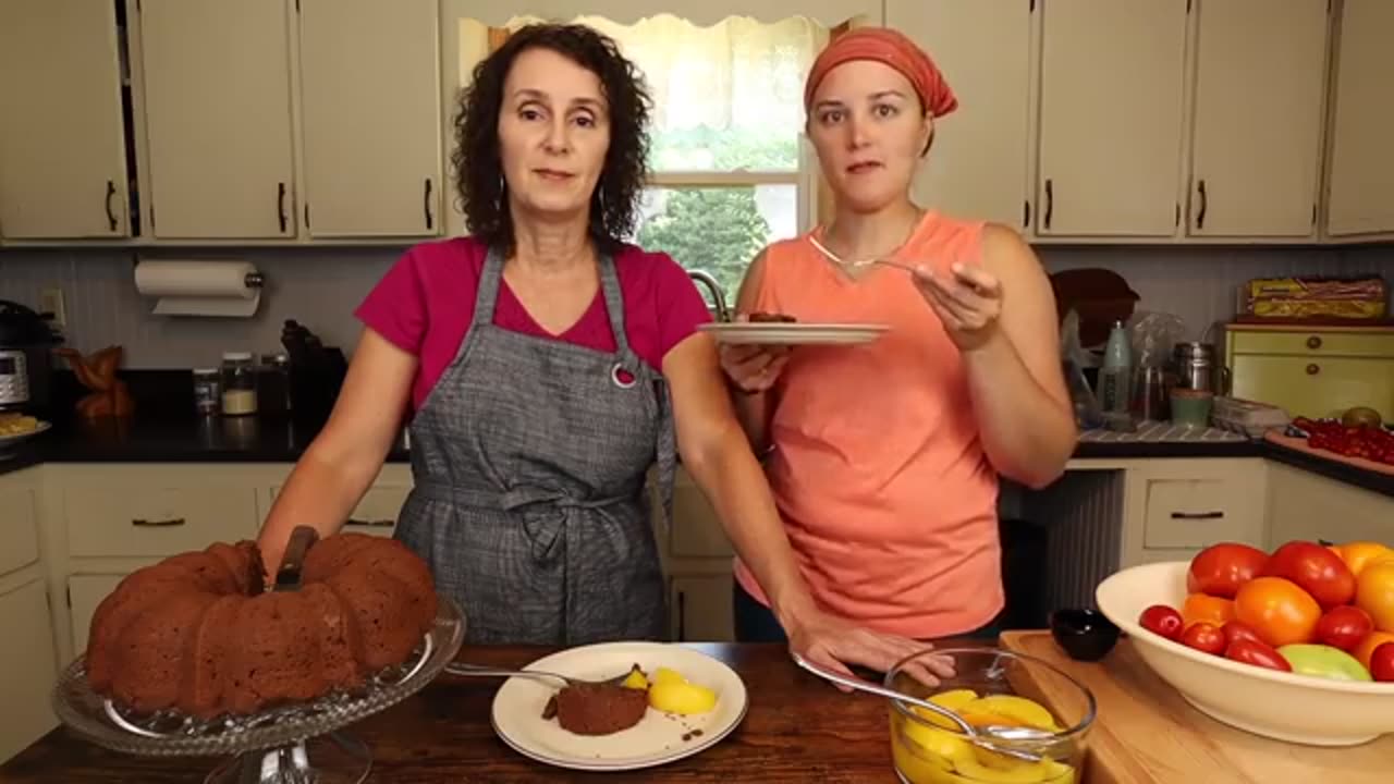 FOOD3 Making Kraut Cake in Appalachia Kraut