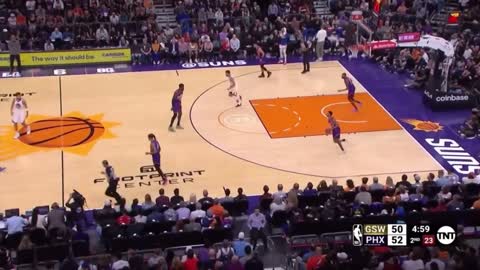 Klay Thompson Insane behind the head pass to James Wiseman left Devin Booker speecheless🫢