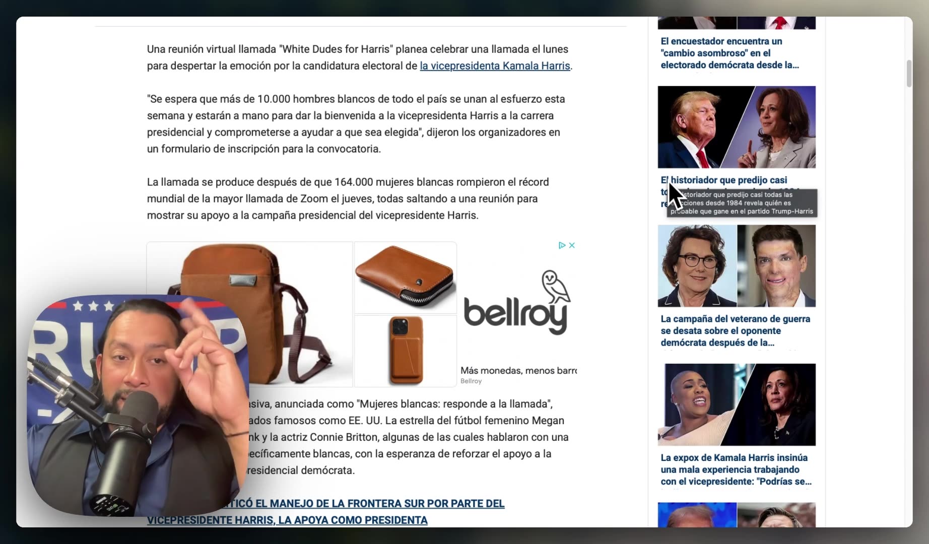 Censuran Que Busquen de Trump y Condescendencia de Mujeres Blancas a personas de color