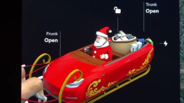 Tesla new Christmas feature
