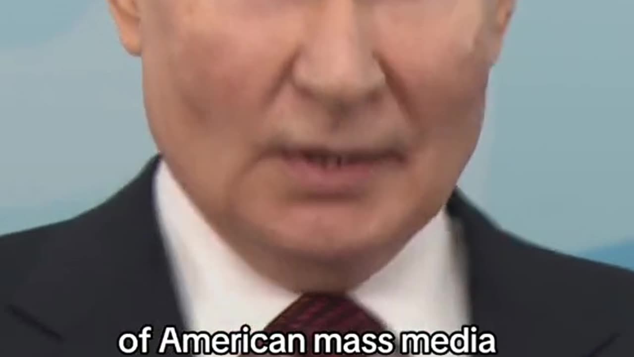 Putin agrees with Donald Trump about American media