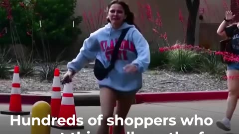 Texas mall mass shooting caught in camera