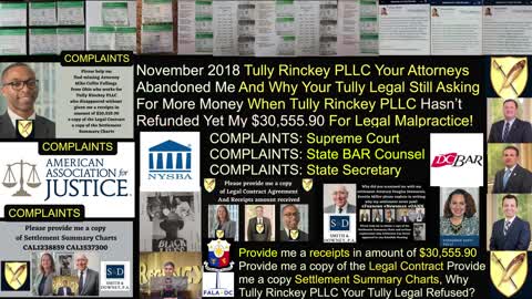 #OneNewsPage / Tully Rinckey PLLC / Refund $30,555.90 / Legal Malpractice