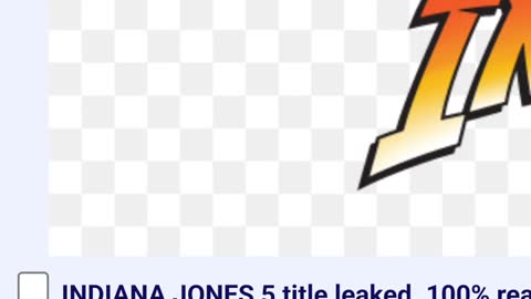 Indiana Jones 5 title leak