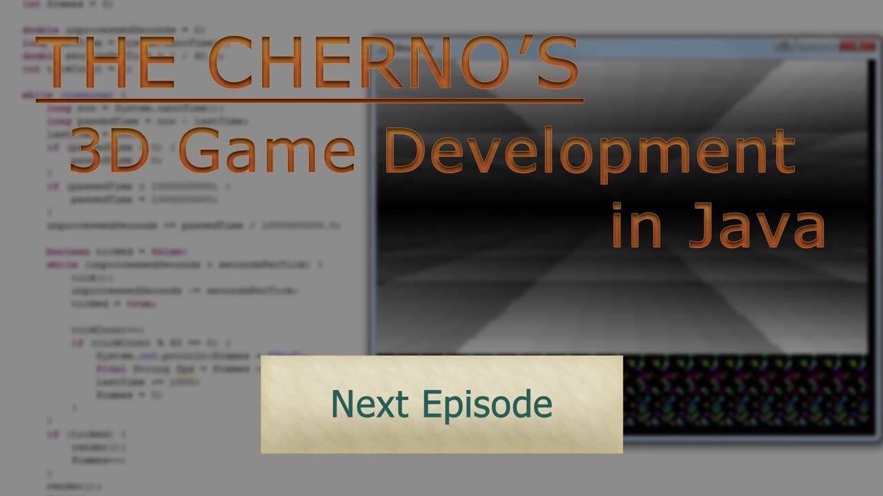 3D Game Programming - Episode 1 - Window