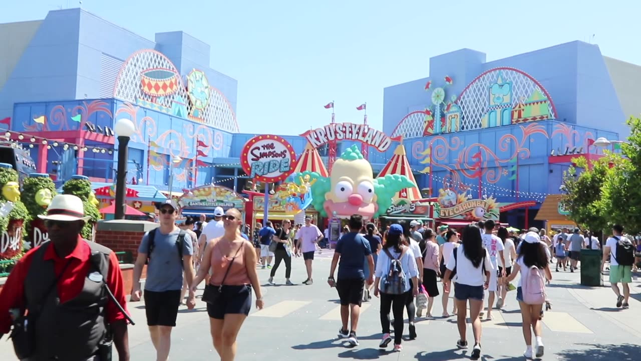 A walk trough Universal Studios in Hollywood.