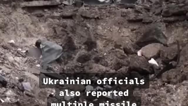 At least seven people were killedin Russian airstrikes on the western Ukrainian city of Lviv