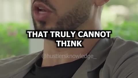 ANDREW TATE EXPLAINING HOW SOME PEOPLE CANNOT THINK FOR THEMSELVES ***MUST WATCH***