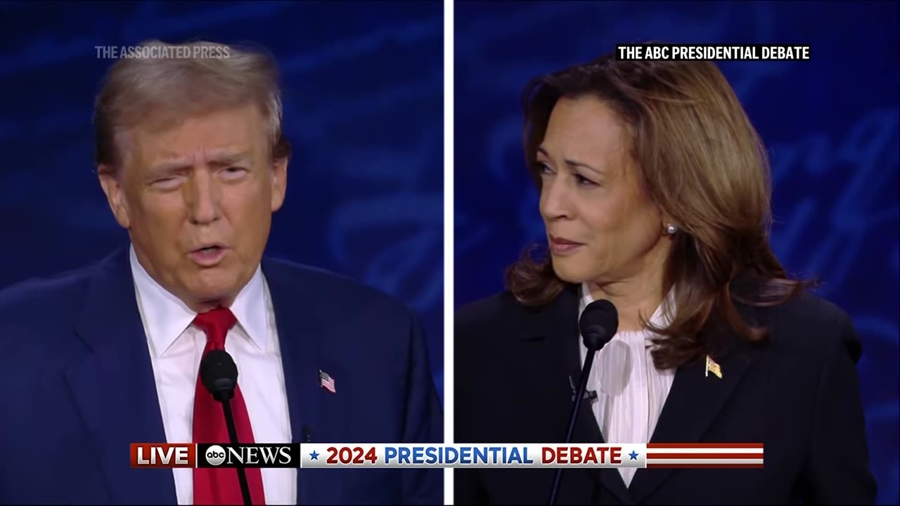 Trump and Harris spar over economy and abortion at first debate