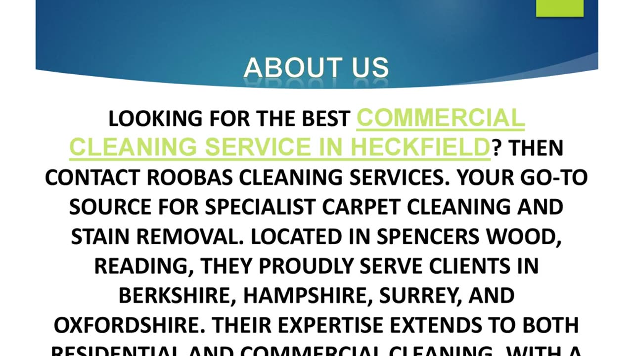 Best Commercial Cleaning Service in Heckfield