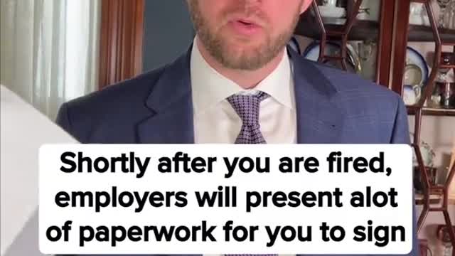 If you get fired from your job...