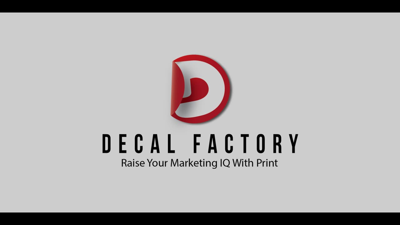 The Decal factory welcomes you