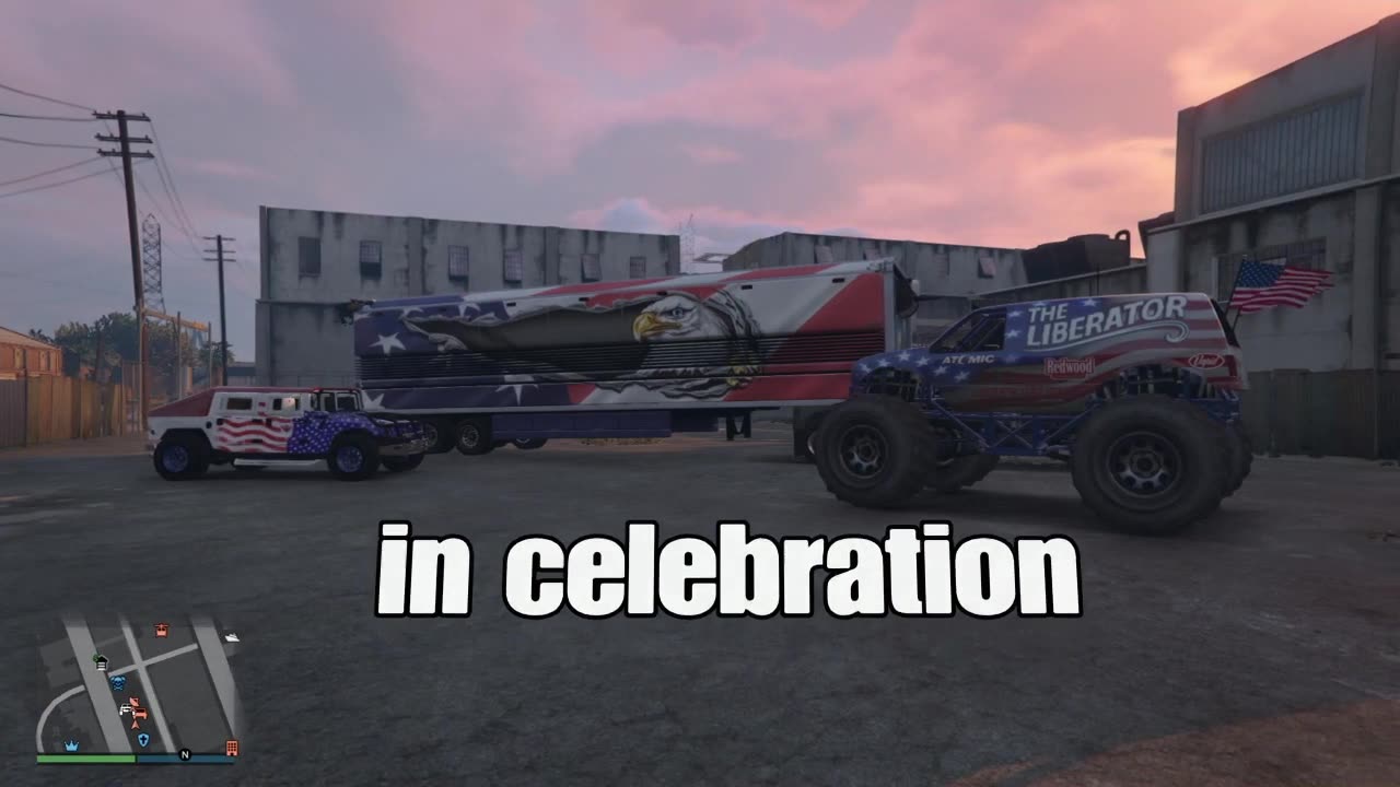GTA ONLINE Independence day celebration