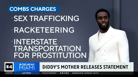 Mother of Sean "Diddy" Combs defends son in statement, says he is no "monster"