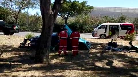 Man crashes McLaren 720s, worth over R5 million into a tree