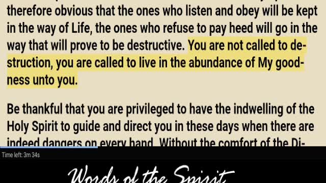 Words of the Spirit #10