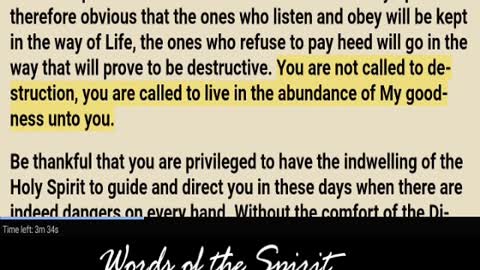 Words of the Spirit #10