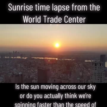 Timelapse of the sun moving across the sky - coming toward getting bigger