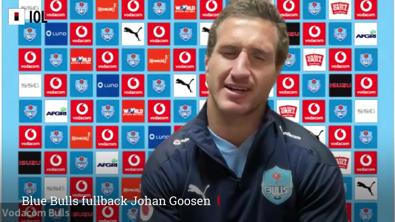 Bulls player Johan Goosen says 59m kick was over