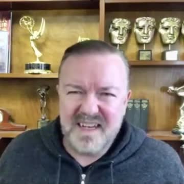 RICKY GERVAIS ON WILL SMITH HITTING CHRIS ROCK