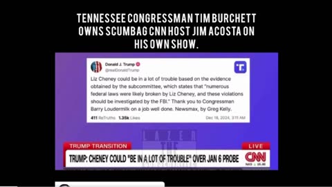Tim Burchett don't play with CNN