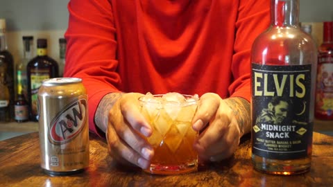 Elvis Midnight Snack Chocolate Peanut Butter & Bacon Whiskey & A&W Cream Soda