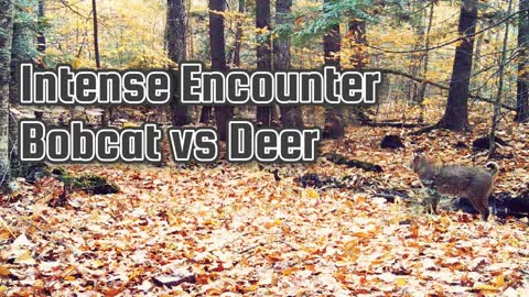 Deer vs Bobcat (Full Video)