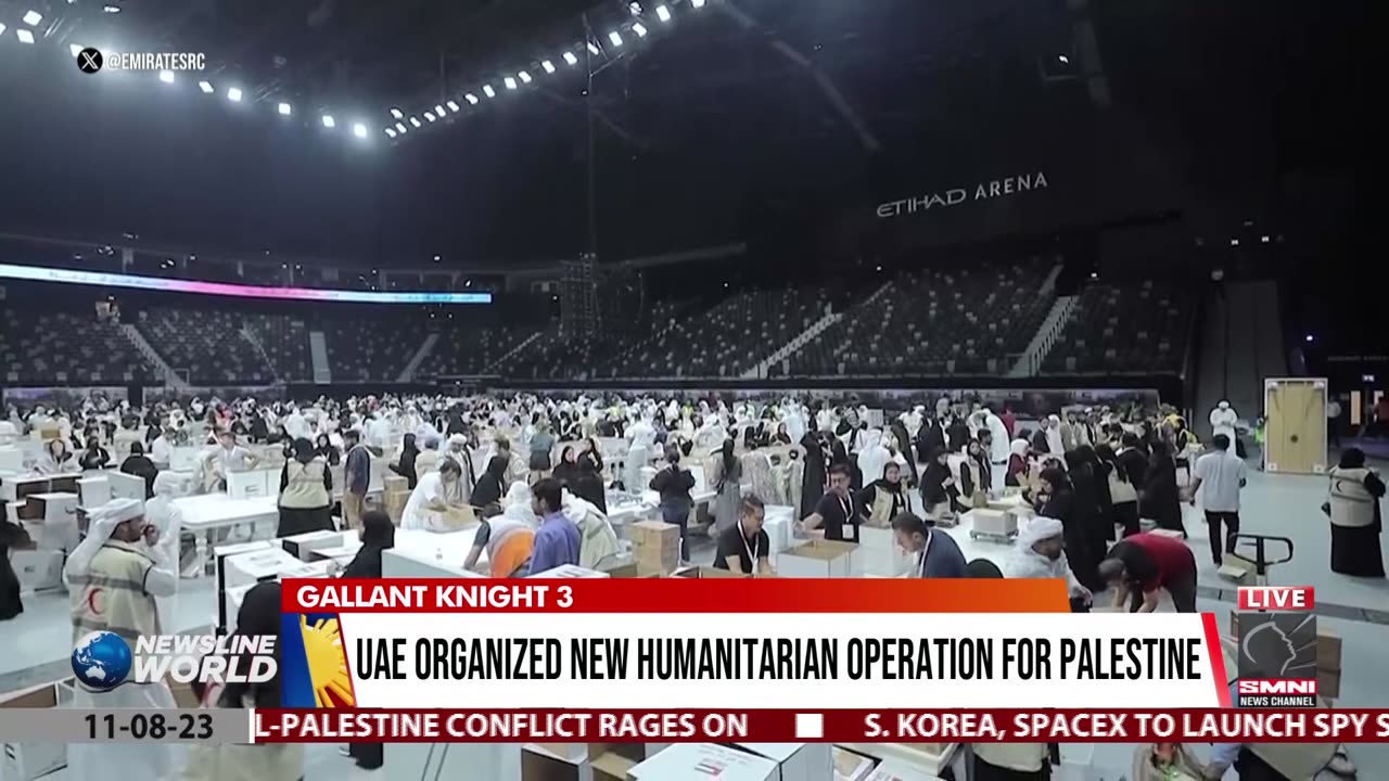 UAE organized new humanitarian operation for Palestine